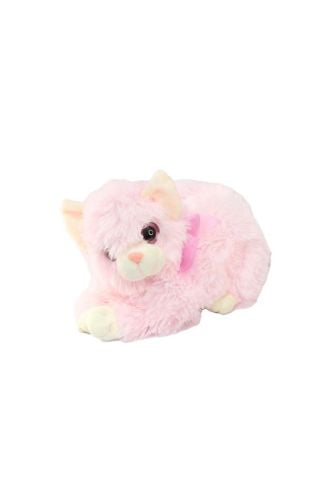 Miyavlayan Sesli Kedi Peluş Oyuncak 25 Cm 1 Adet