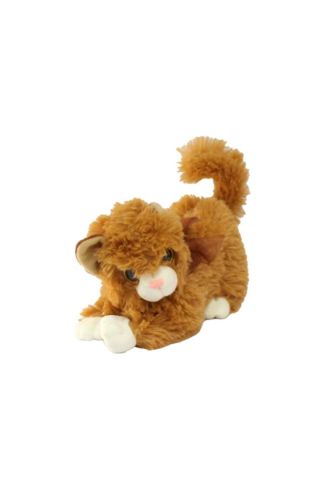 Miyavlayan Sesli Kedi Peluş Oyuncak 25 Cm 1 Adet