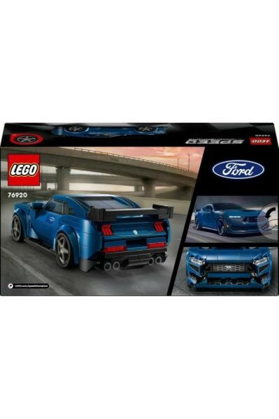 LEGO ® Speed Champions Ford Mustang Dark Horse Spor Araba 76920 - 9 Yaş+ İçin Yapım Seti (344 Parça)