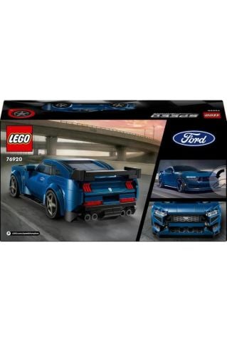 LEGO ® Speed Champions Ford Mustang Dark Horse Spor Araba 76920 - 9 Yaş+ İçin Yapım Seti (344 Parça)