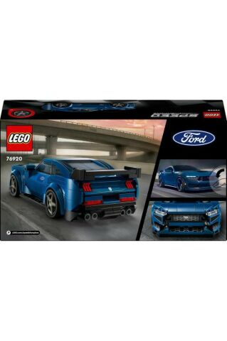 LEGO ® Speed Champions Ford Mustang Dark Horse Spor Araba 76920 - 9 Yaş+ İçin Yapım Seti (344 Parça)
