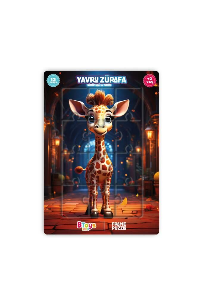 Yavru Zürafa - Frame Puzzle