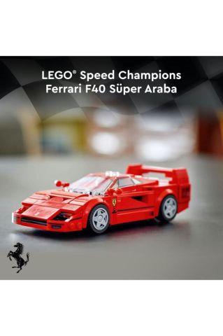 LEGO ® Speed Champions Ferrari F40 Süper Araba 76934 – 9 Yaş Ve Üzeri  Yapım Seti (318 Parça)