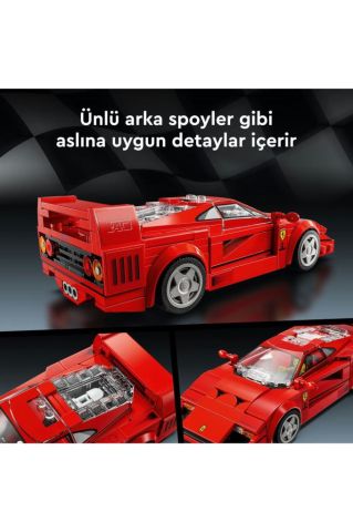 LEGO ® Speed Champions Ferrari F40 Süper Araba 76934 – 9 Yaş Ve Üzeri  Yapım Seti (318 Parça)