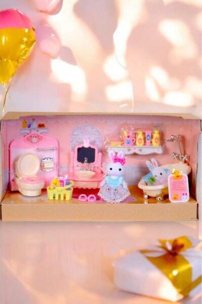 Mini Tavşan Ailesi Büyük Banyo Set