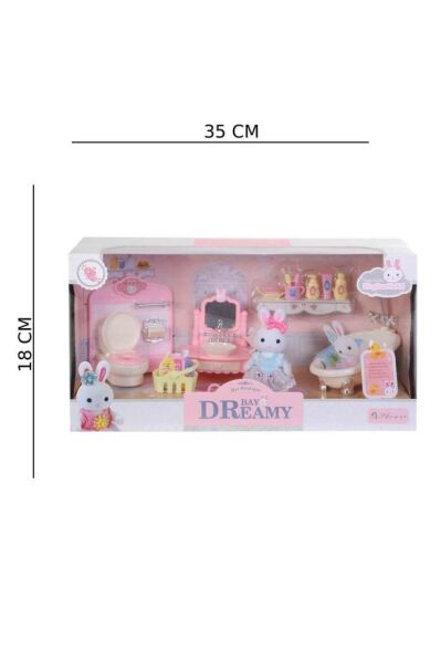 Mini Tavşan Ailesi BÜyük Banyo Set