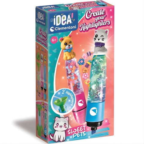 Clementoni Idea Fosforlu Kalem Laboratuvarı Evcil Hayvanlar