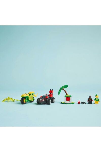 LEGO ® Marvel Spidey ve İnanılmaz Arkadaşları Spin ve Electro Dinozor Aracı Takibi 11198–Set( 124P)