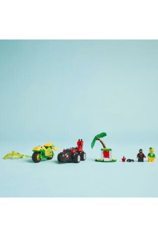 LEGO ® Marvel Spidey ve İnanılmaz Arkadaşları Spin ve Electro Dinozor Aracı Takibi 11198–Set( 124P)