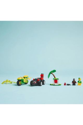 LEGO ® Marvel Spidey ve İnanılmaz Arkadaşları Spin ve Electro Dinozor Aracı Takibi 11198–Set( 124P)