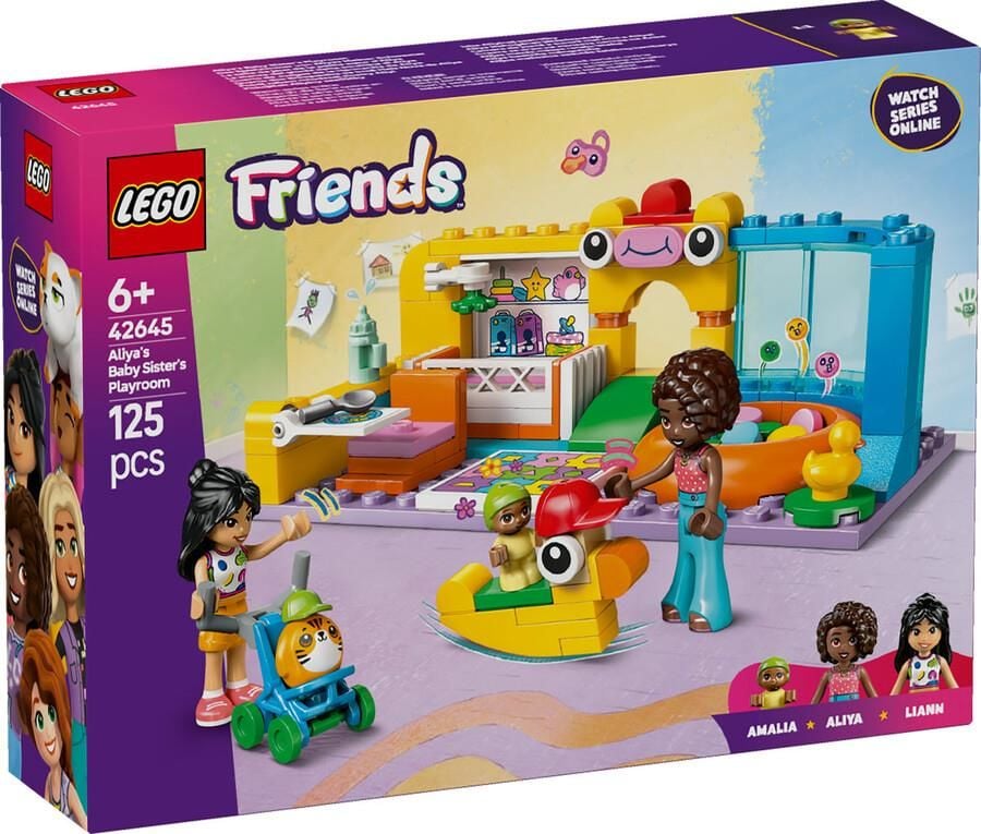 LEGO® Friends Aliya'nın Kız Kardeşinin Oyun Odası 42645