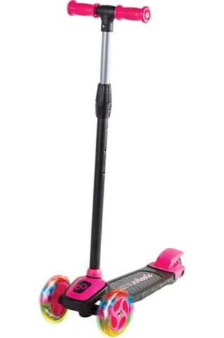 Cool Wheels Led Işıklı 3 Tekerlekli Yükseklik Ayarlı Pembe Twist Scooter