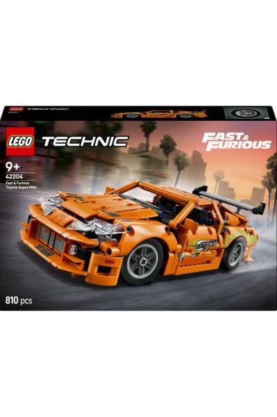 LEGO ® Technic Fast and Furious Toyota Supra MK4 42204- 9+ Araba İçeren Oyuncak Yapım Seti(810 Parça)