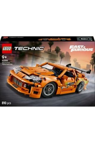 LEGO ® Technic Fast and Furious Toyota Supra MK4 42204- 9+ Araba İçeren Oyuncak Yapım Seti(810 Parça)