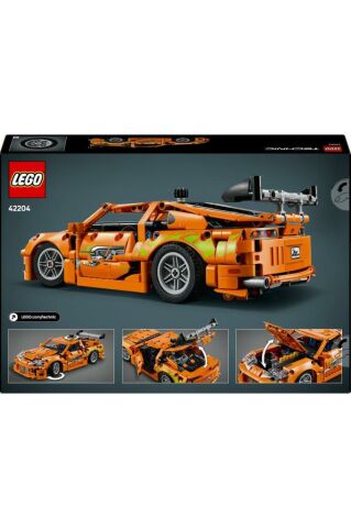 LEGO ® Technic Fast and Furious Toyota Supra MK4 42204- 9+ Araba İçeren Oyuncak Yapım Seti(810 Parça)