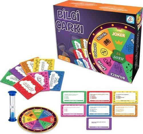 Laço Kids Bilgi Çarkı Eğitici Ve Eğlenceli Kutu Oyunu