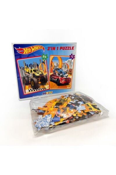 Hot Wheels 2' IN 1 Puzzle