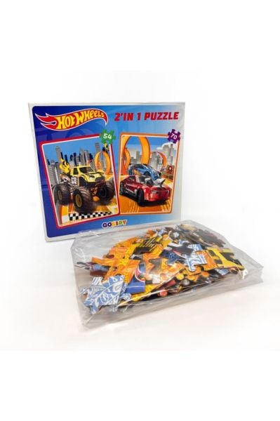 Hot Wheels 2 in 1 Puzzle