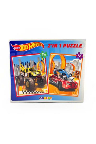 Hot Wheels 2' IN 1 Puzzle