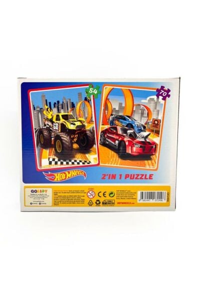 Hot Wheels 2' IN 1 Puzzle