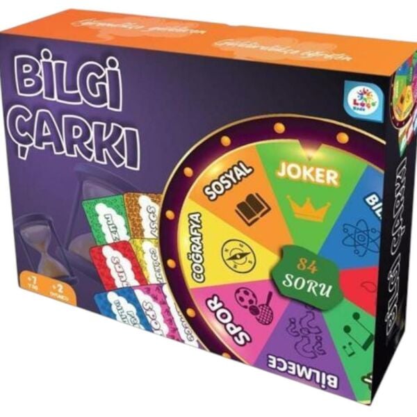 Laço Kids Bilgi Çarkı Eğitici Ve Eğlenceli Kutu Oyunu