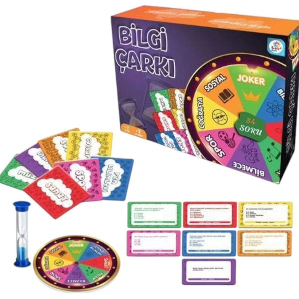 Laço Kids Bilgi Çarkı Eğitici Ve Eğlenceli Kutu Oyunu