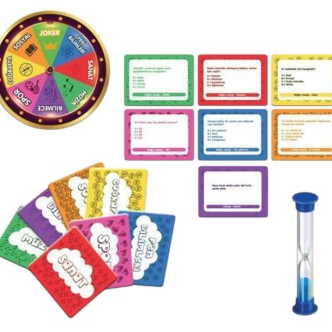 Laço Kids Bilgi Çarkı Eğitici Ve Eğlenceli Kutu Oyunu