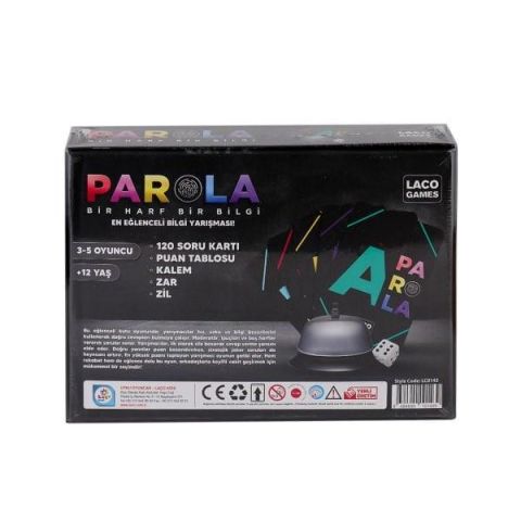 Parola En Eğlenceli Bilgi Oyunu LC0143