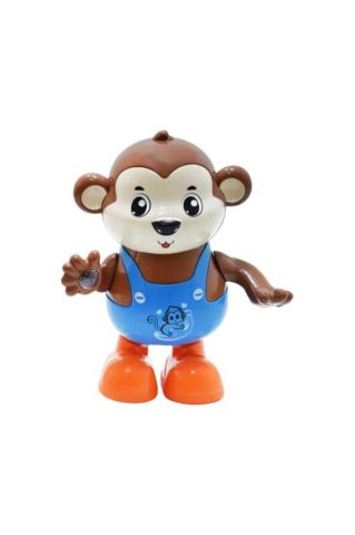 Pilli Işıklı Dans Eden Maymun Oyuncak