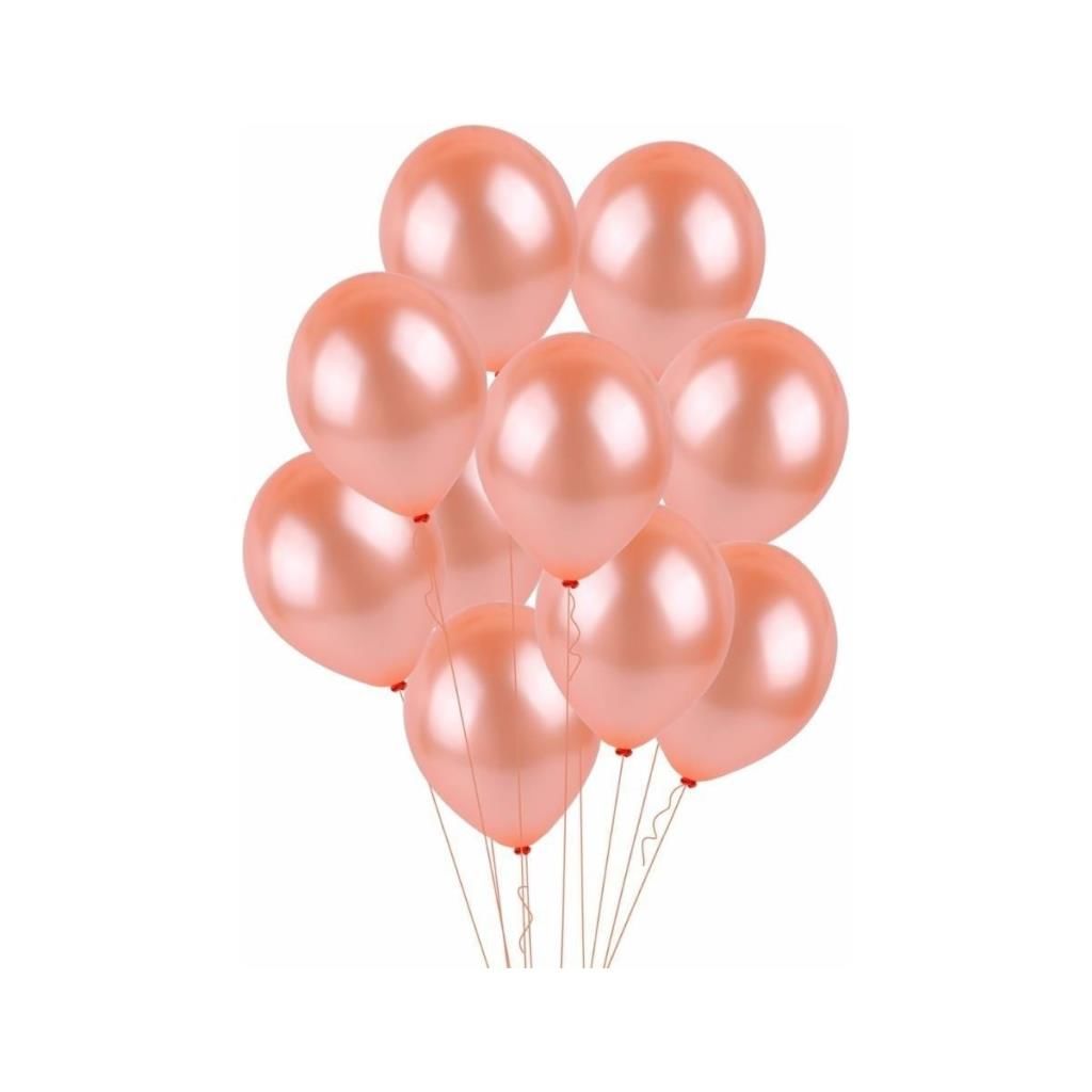 Balon Metalik Rose Gold 12Li
