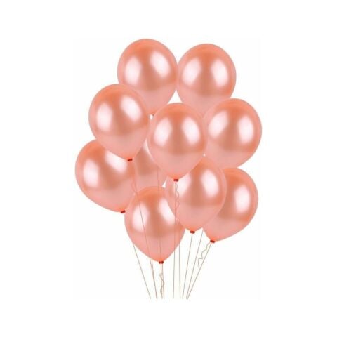 Balon Metalik Rose Gold 12Li