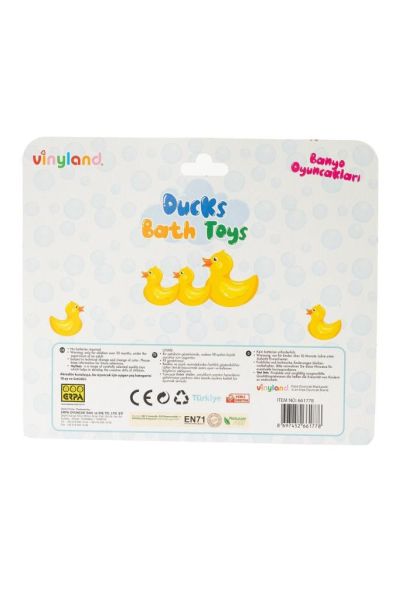 Ördek Ailesi Banyo Oyuncakları 3 lü Set