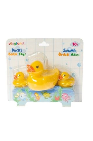 Ördek Ailesi Banyo Oyuncakları 3 lü Set