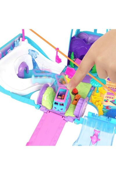 Polly Pocket Hayvancıkların Karavan Macerası Oyun Seti | JCC22
