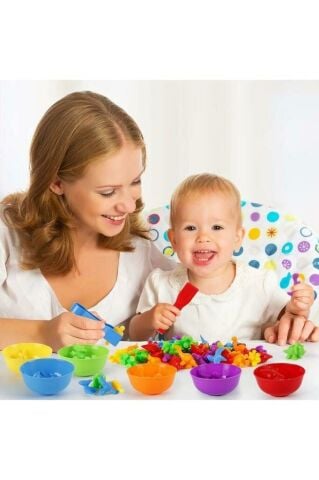 Eğitici Eğlenceli Sevimli Hayvanlar Aktarım Seti 45 Parça