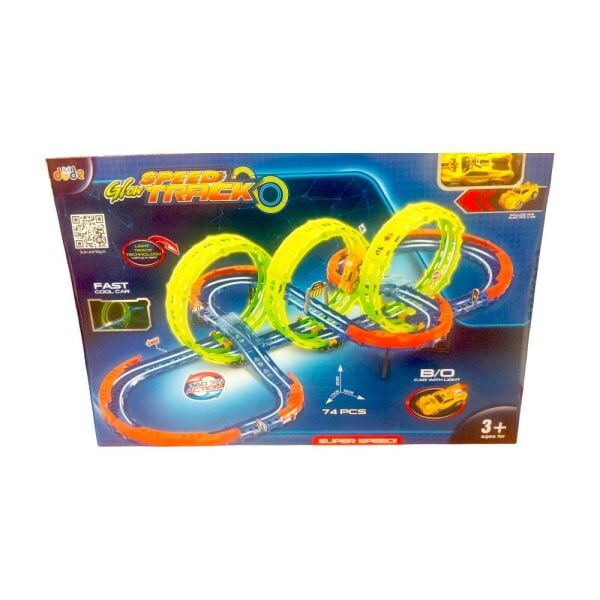 Şarjlı Fosforlu Racing Set 71 Parça