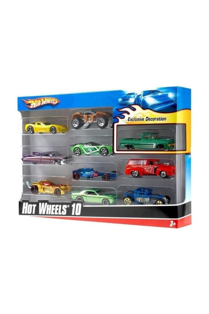 Hot Wheels 10 Lu Araba Seti