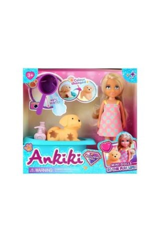 Ankiki Bebek Köpeğini Yıkıyor