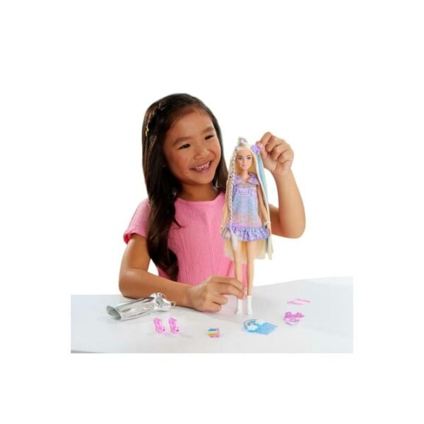 Barbie ® Upuzun Muhteşem Saçlı Bebekler-Saç Tasarım Oyun Seti | JCT72