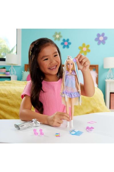 Barbie ® Upuzun Muhteşem Saçlı Bebekler-Saç Tasarım Oyun Seti | JCT72