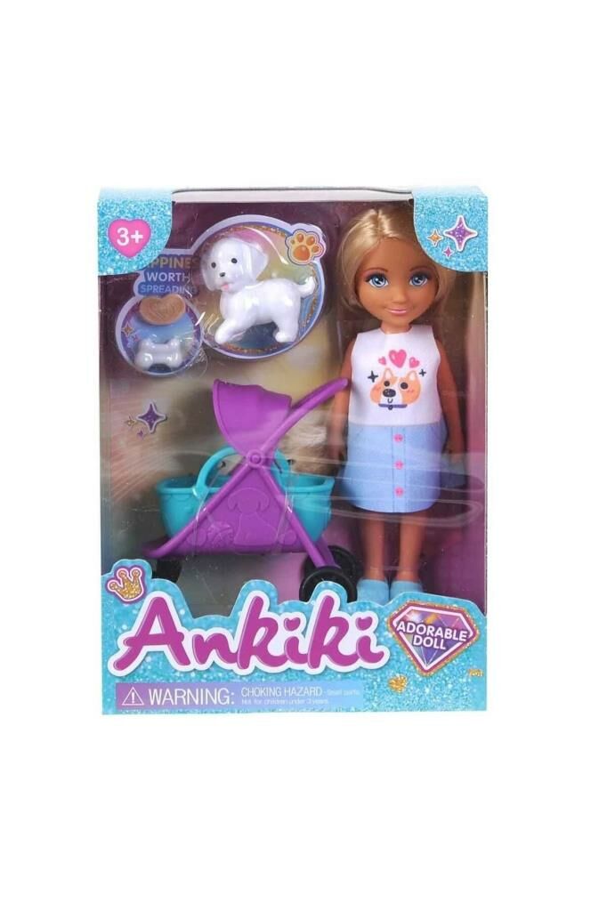 Ankiki Bebek Köpek Arabalı Set