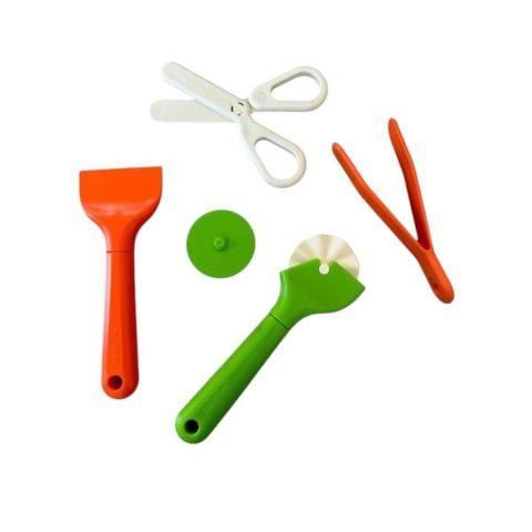 ChildGen Oyun Hamuru Premium Modelleme Seti (ROLLER, MAKAS, SPATULA, CIMBIZ)