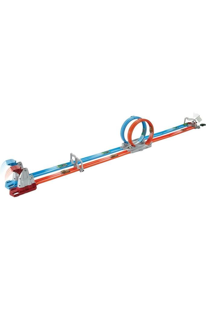 Hot Wheels Çift Çemberde Depar Pist Seti Gfh85
