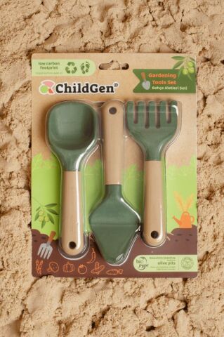 ChildGen Bahçe Aletleri Seti (TIRMIK-KÜREK-MALA)