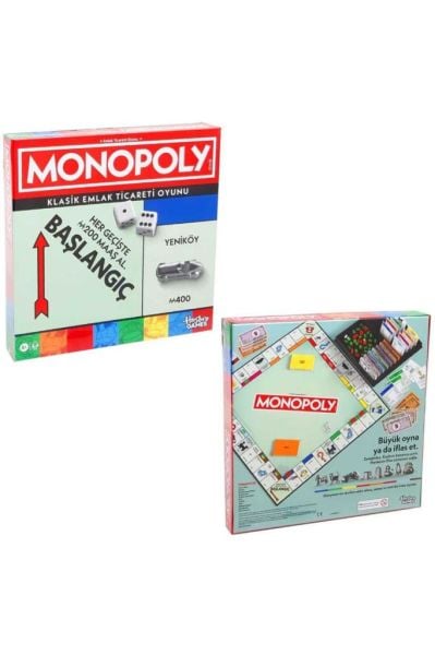 MONOPOLY KLASİK KUTU OYUNU 8+