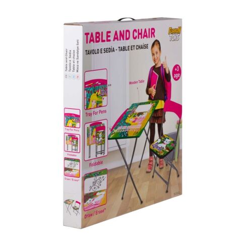 Kız Çocuk Pembe Linda Ders Çalışma Masası