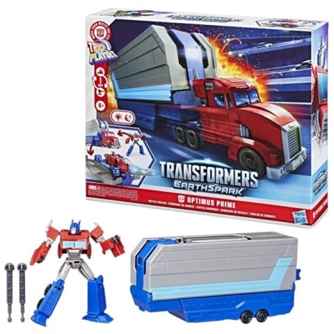 Transformers EarthSpark Optimus Prime Battle Oyun Seti