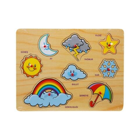 Ahşap Mevsimler Puzzle