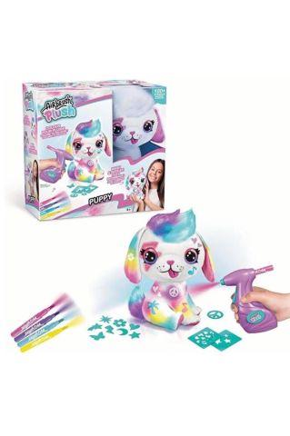 Airbrush Plush Peluş Puppy