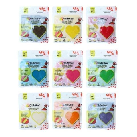 ChildGen Play Dough Childgen Re-fill Ecopack - 9'lu Set